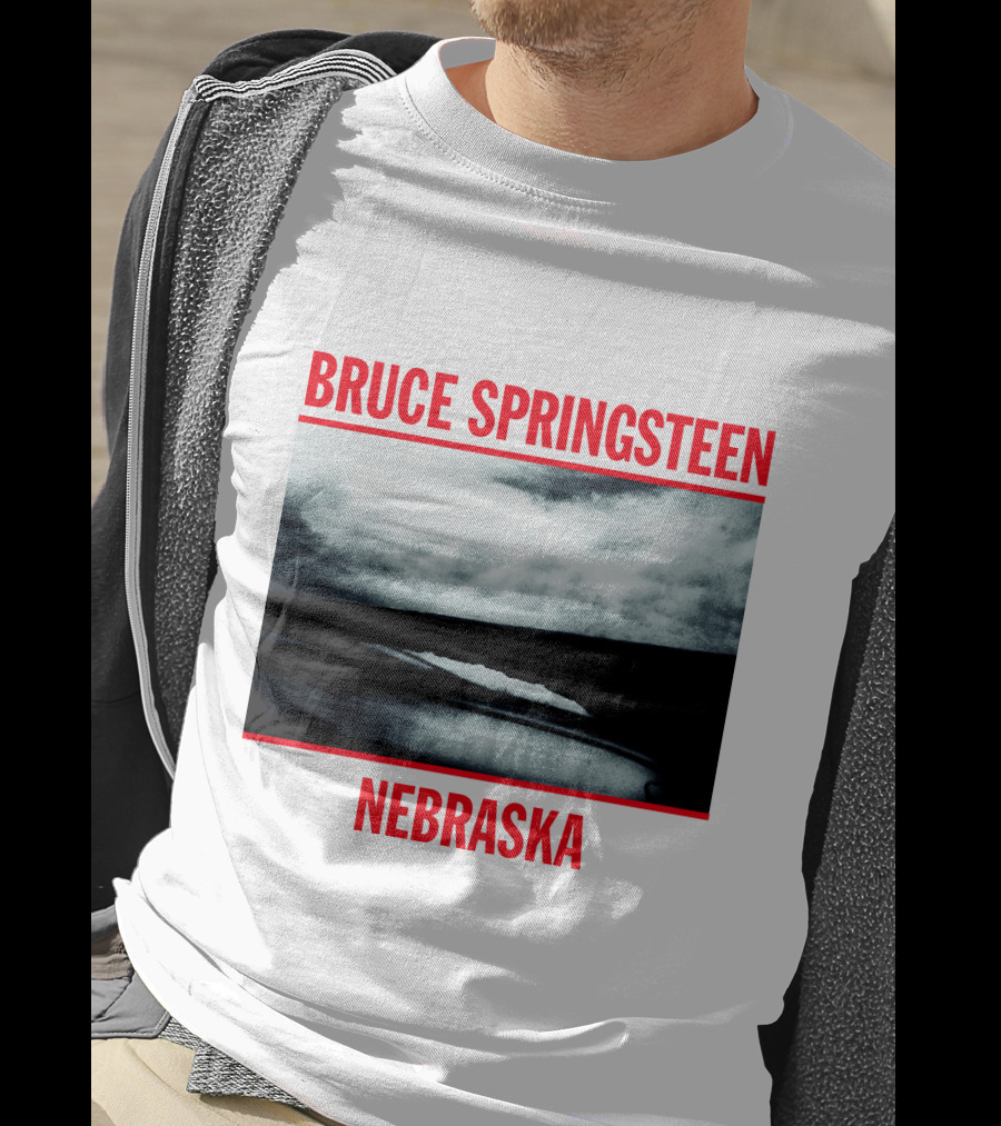 Bruce Springsteen Nebraska Album Cover Brs T-Shirt