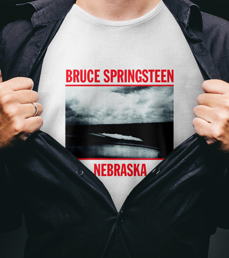 Bruce Springsteen Nebraska Album Cover Brs T-Shirt