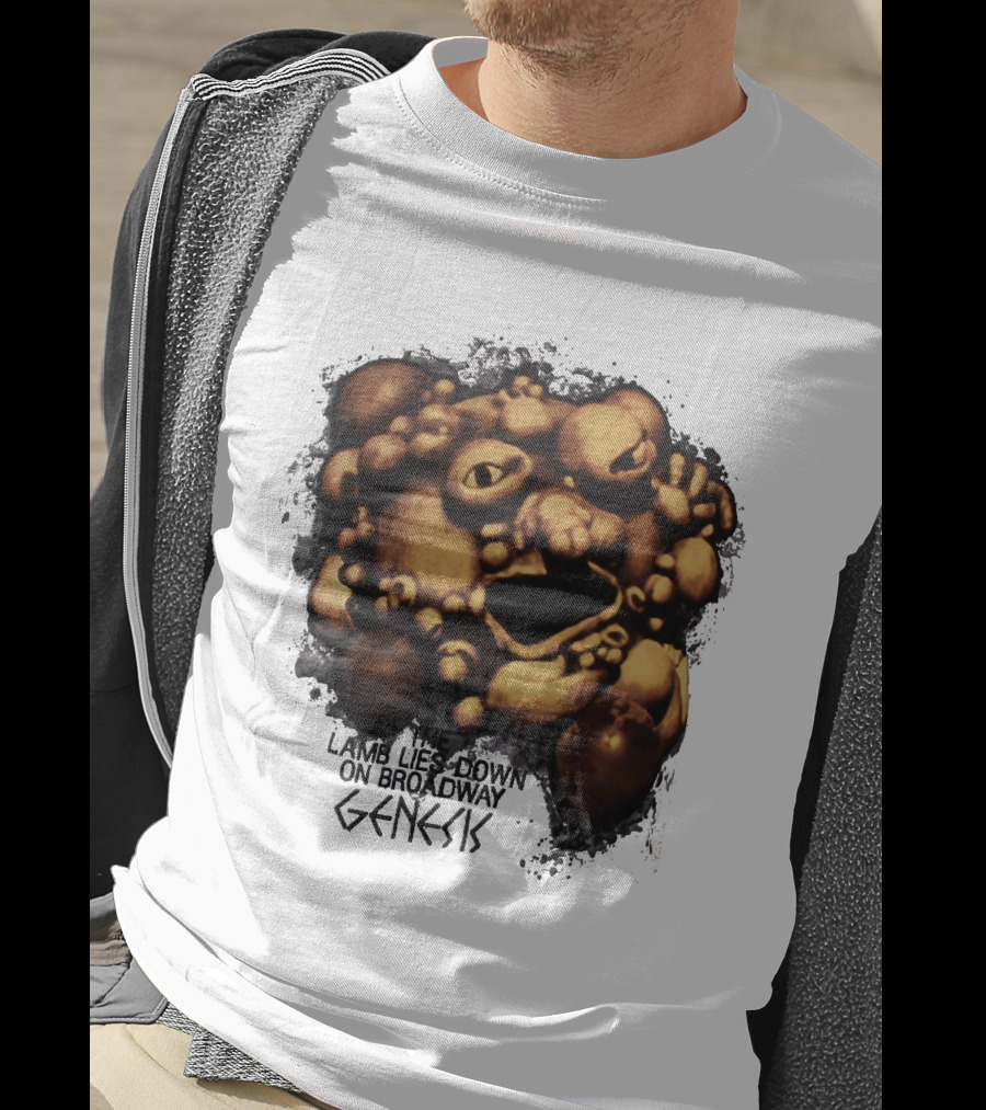 Genesis Lamb Lies Down On Broadway Album Art Bubble Mask T-Shirt