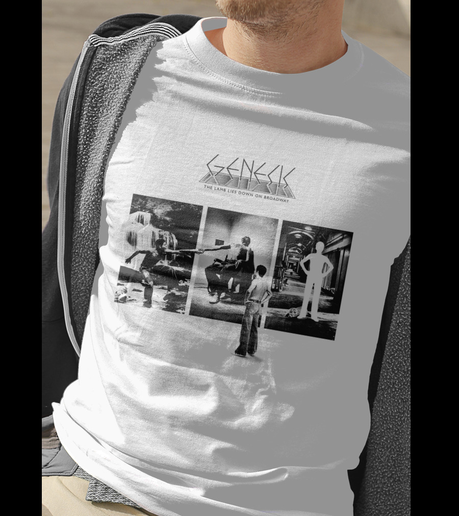 Genesis The Lamb Lies Down On Broadway Album Cover Art T-Shirt