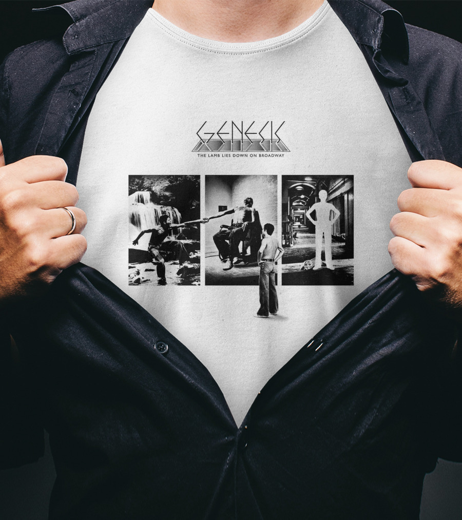 Genesis The Lamb Lies Down On Broadway Album Cover Art T-Shirt