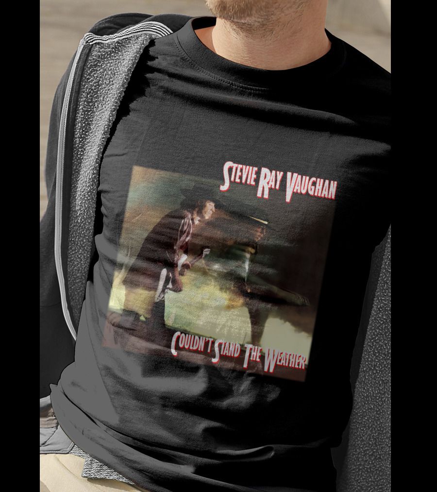 Stevie Ray Vaughan Couldn't Stand The Weather Album Art T-Shirt