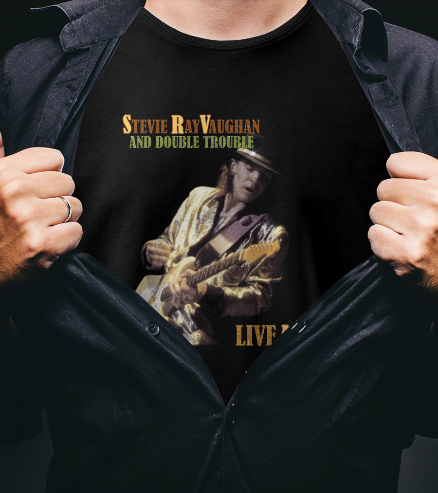 Stevie Ray Vaughan And Double Trouble Live Alive T-Shirt