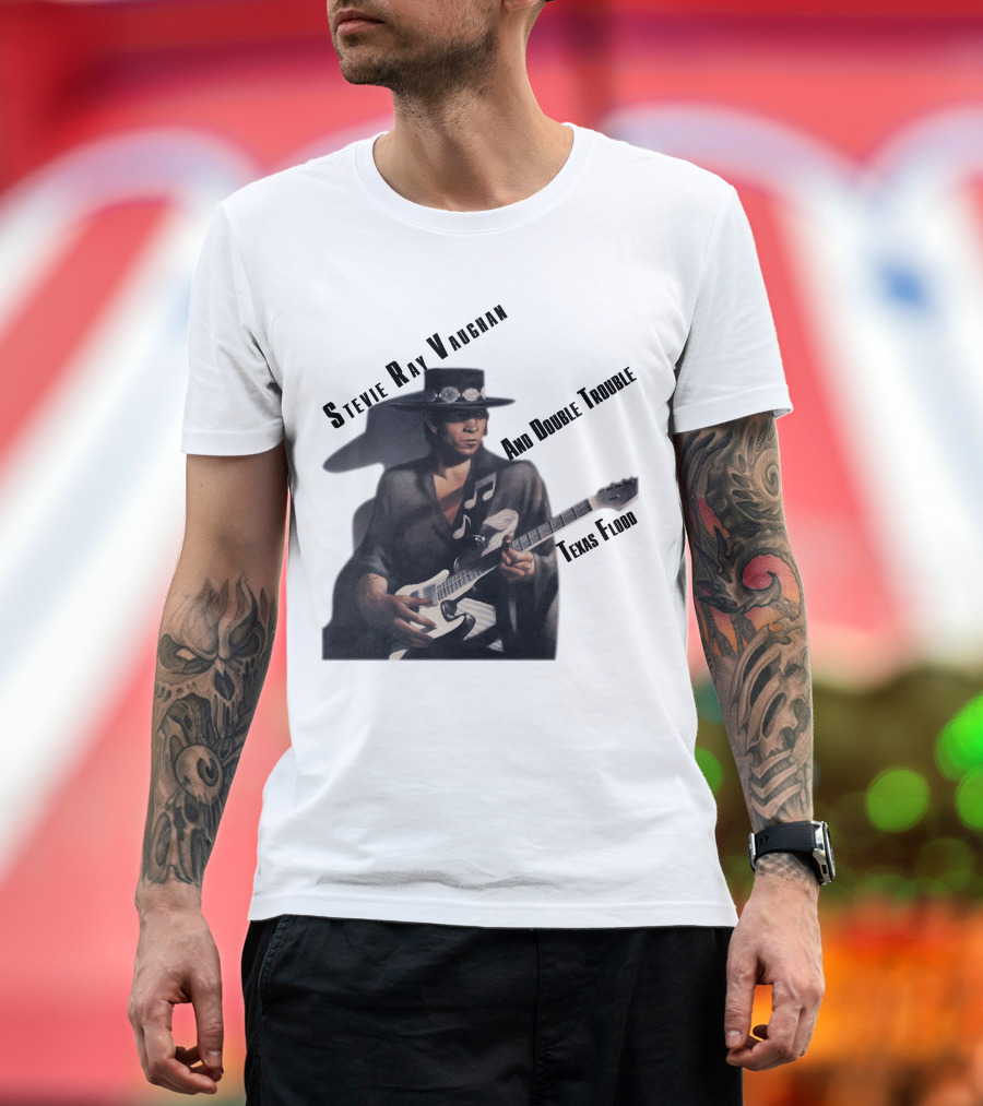 Stevie Ray Vaughan And Double Trouble Texas Flood T-Shirt