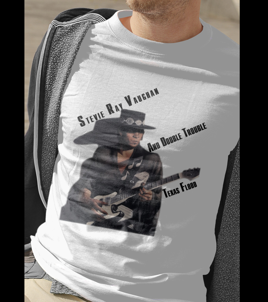 Stevie Ray Vaughan And Double Trouble Texas Flood T-Shirt