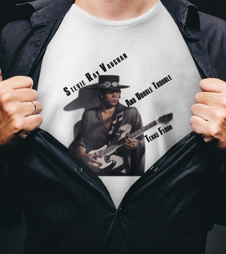 Stevie Ray Vaughan And Double Trouble Texas Flood T-Shirt