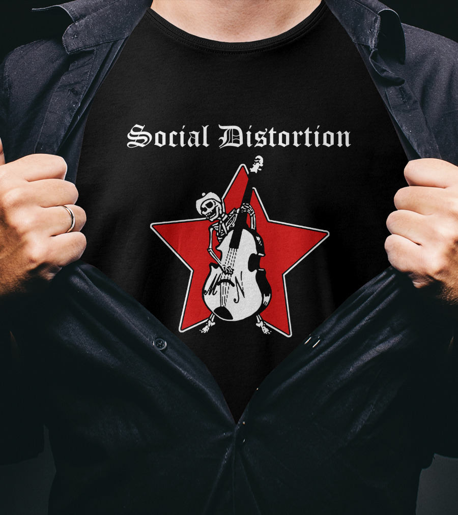 Social Distortion Skeleton Star T-Shirt