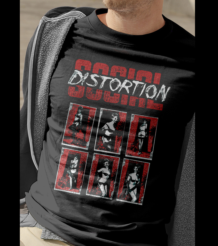 Social Distortion Pin-Up Card Art T-Shirt