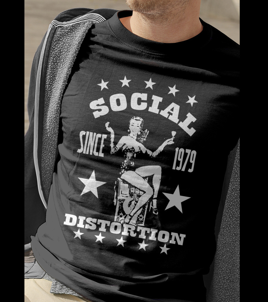 Social Distortion Since 1979 Retro Style T-Shirt