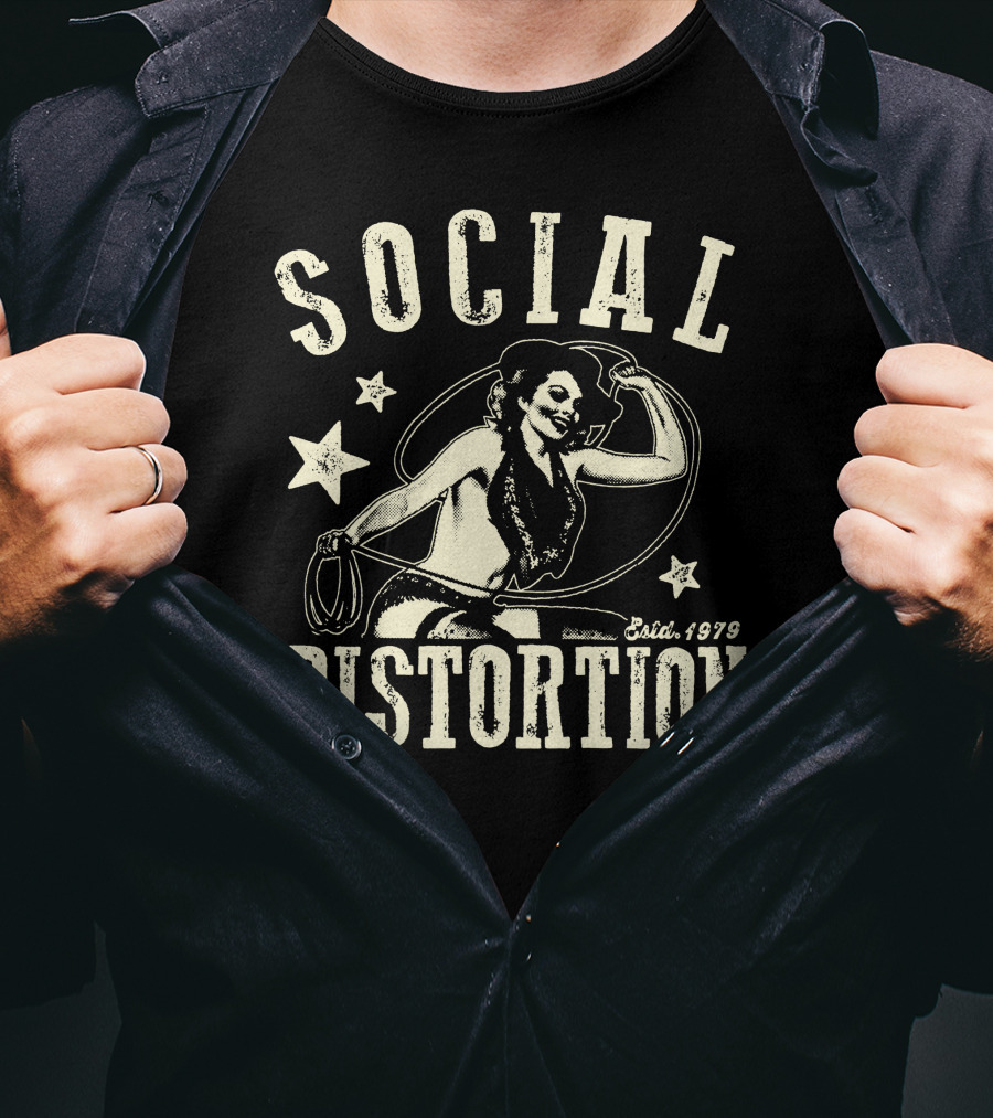 Social Distortion Est. 1979 Retro Pin-Up Star T-Shirt