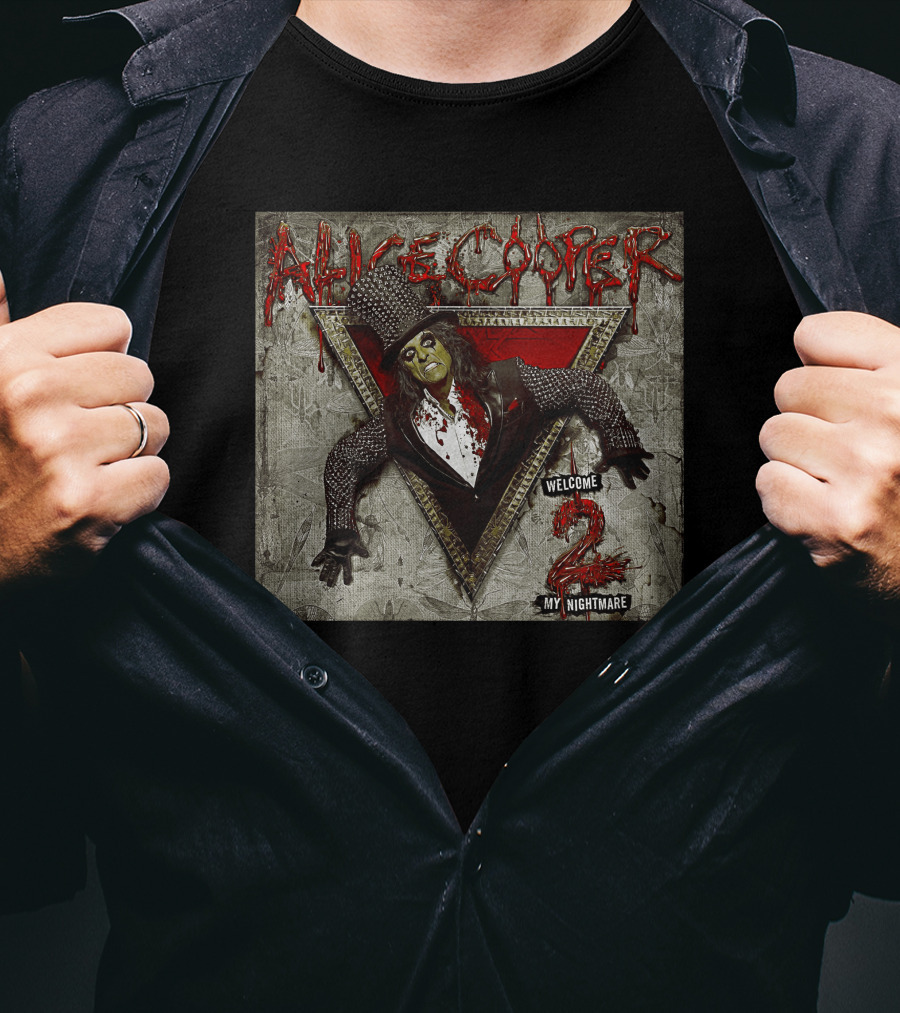 Alice Cooper Welcome 2 My Nightmare Album Art T-Shirt