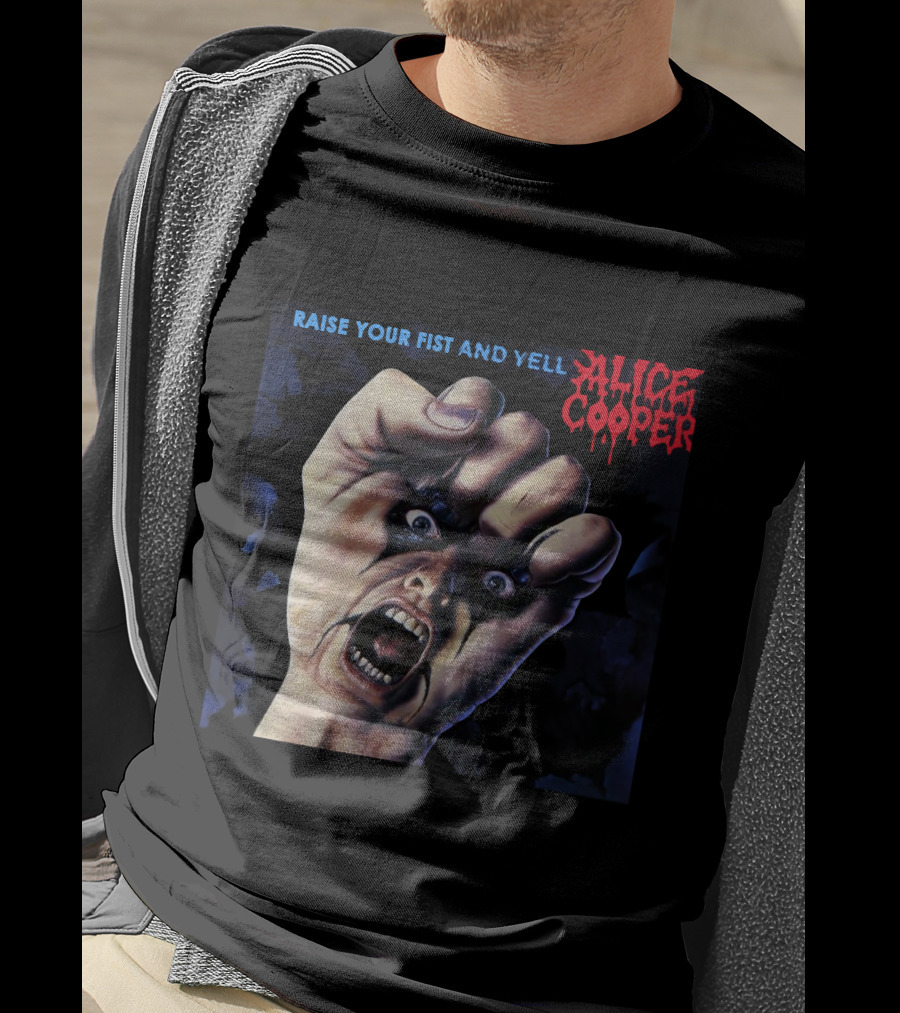 Raise Your Fist And Yell Alice Cooper T-Shirt