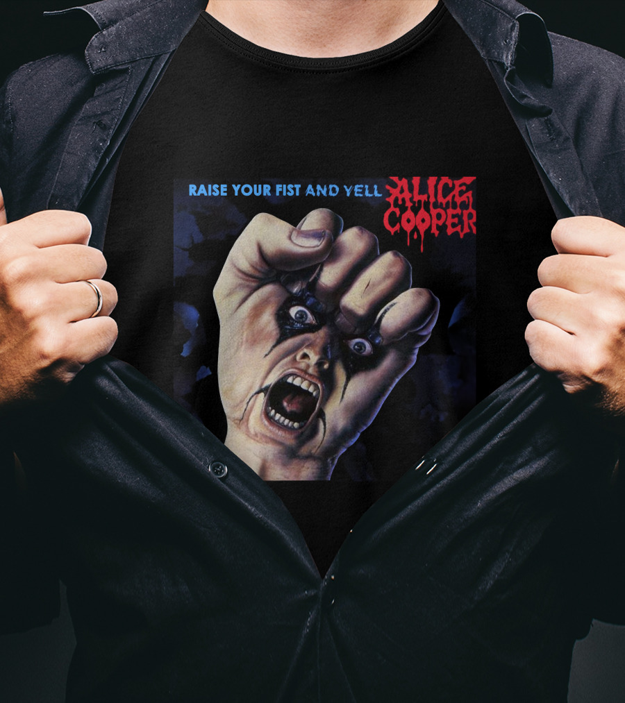 Raise Your Fist And Yell Alice Cooper T-Shirt