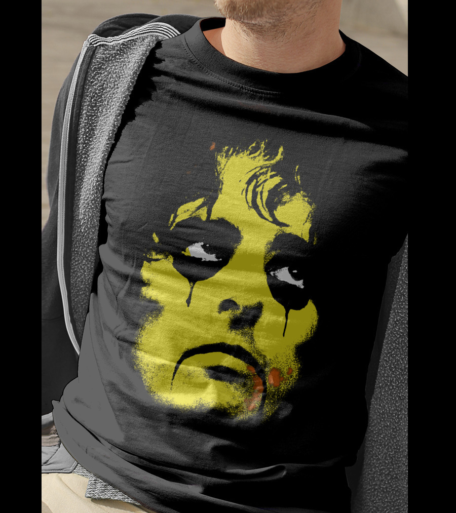 Alice Cooper Classic Rock Horror Face Artwork T-Shirt