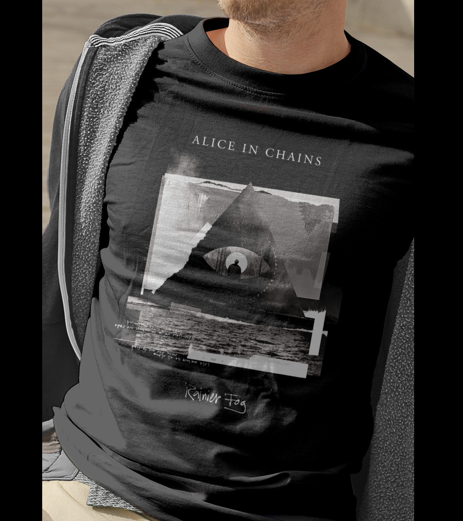 Alice In Chains Rainier Fog 17 Pyramid Eye T-Shirt