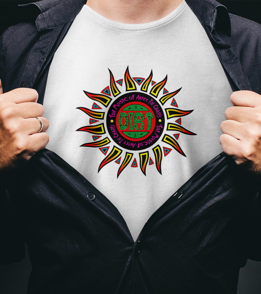 The Music Of Alice In Chains Aic Sunburst T-Shirt