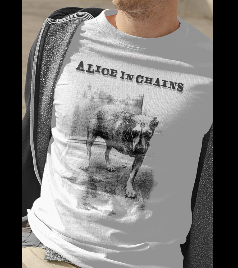 Alice In Chains Three-Legged Dog Album Cover T-Shirt