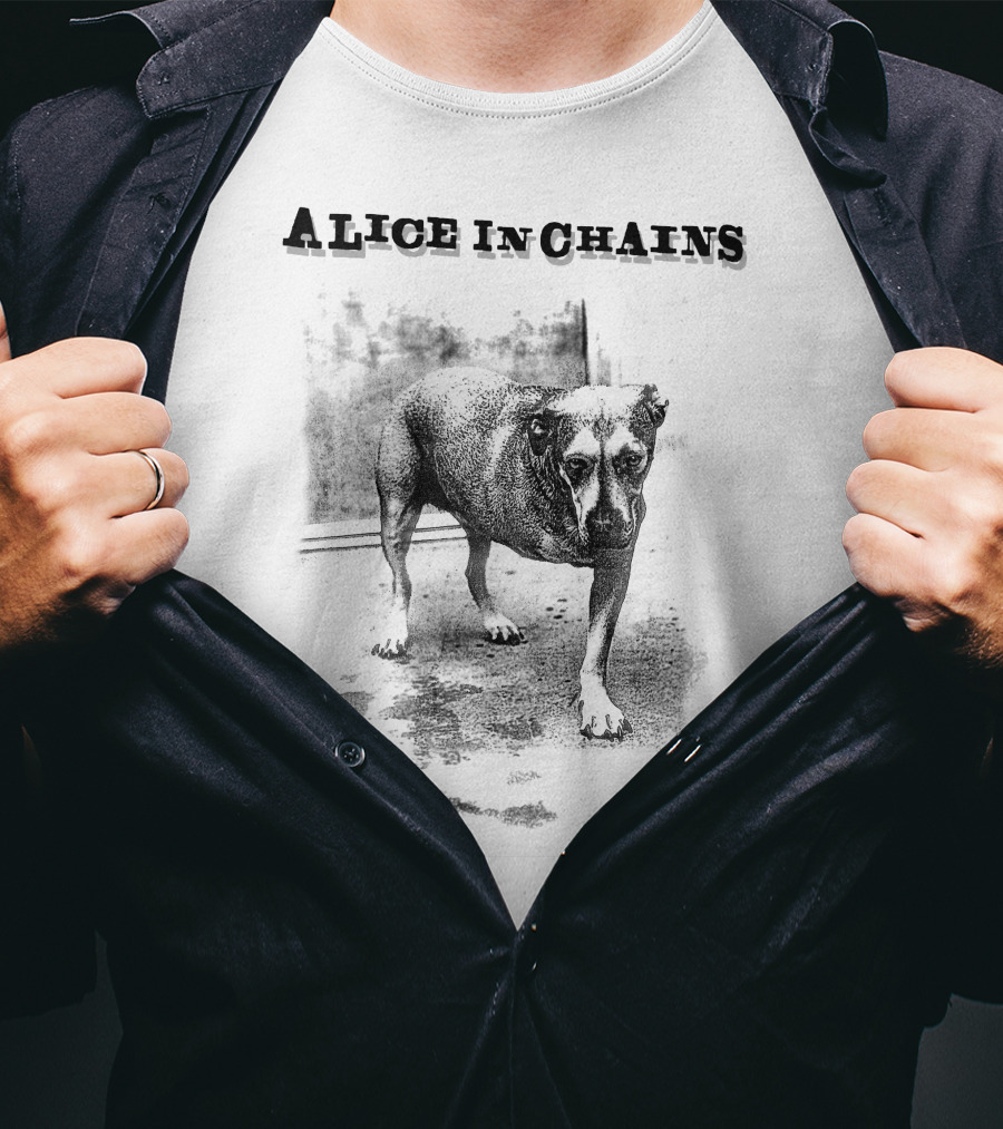 Alice In Chains Three-Legged Dog Album Cover T-Shirt