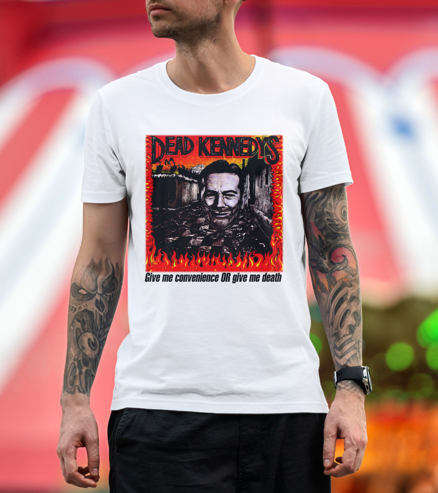 Dead Kennedys Give Me Convenience Or Give Me Death Flames T-Shirt