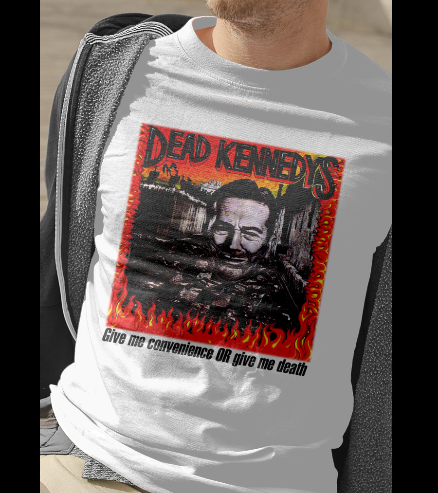 Dead Kennedys Give Me Convenience Or Give Me Death Flames T-Shirt