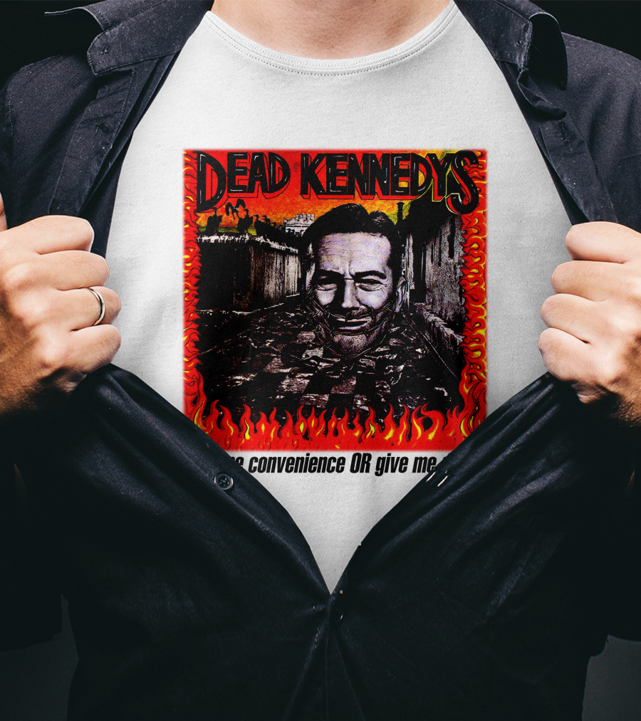 Dead Kennedys Give Me Convenience Or Give Me Death Flames T-Shirt