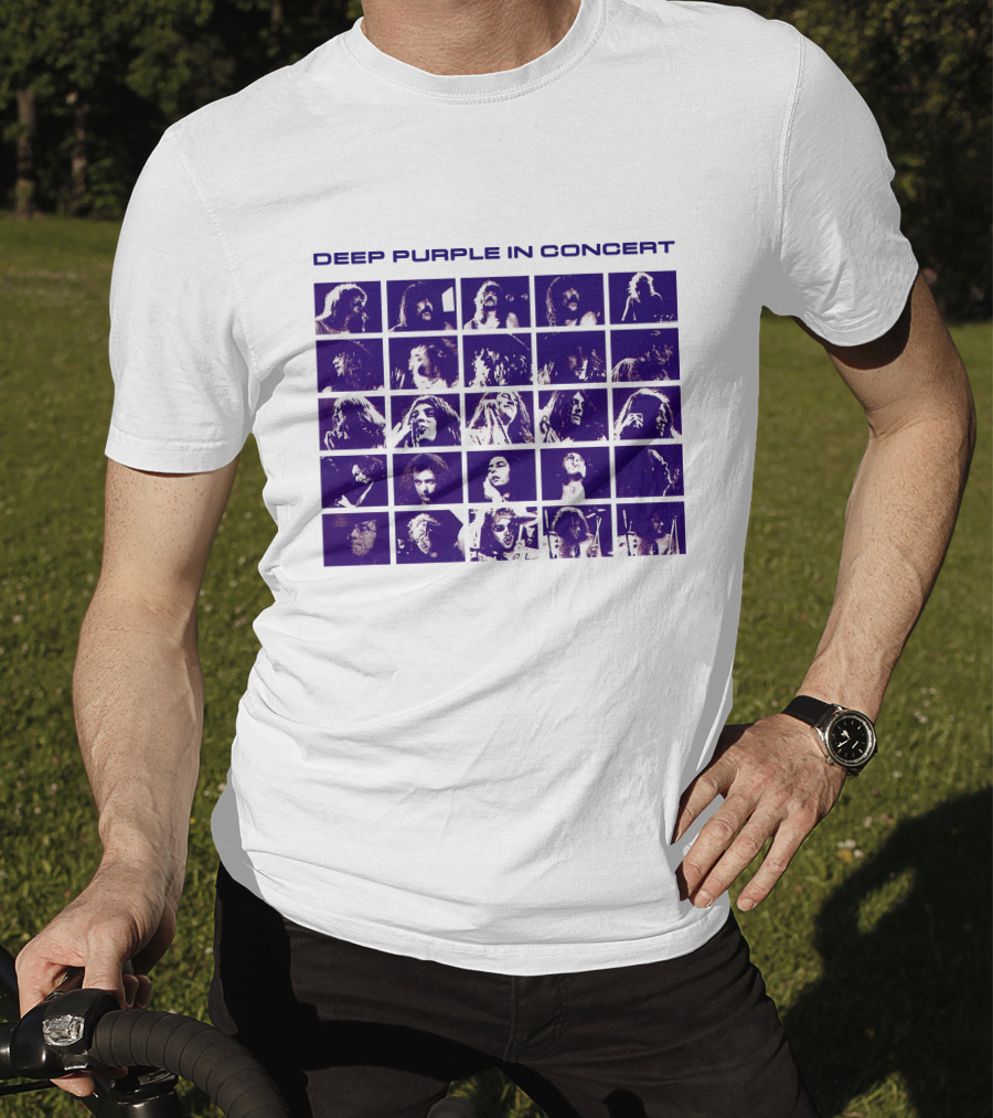 Deep Purple In Concert Grid Photos T-Shirt