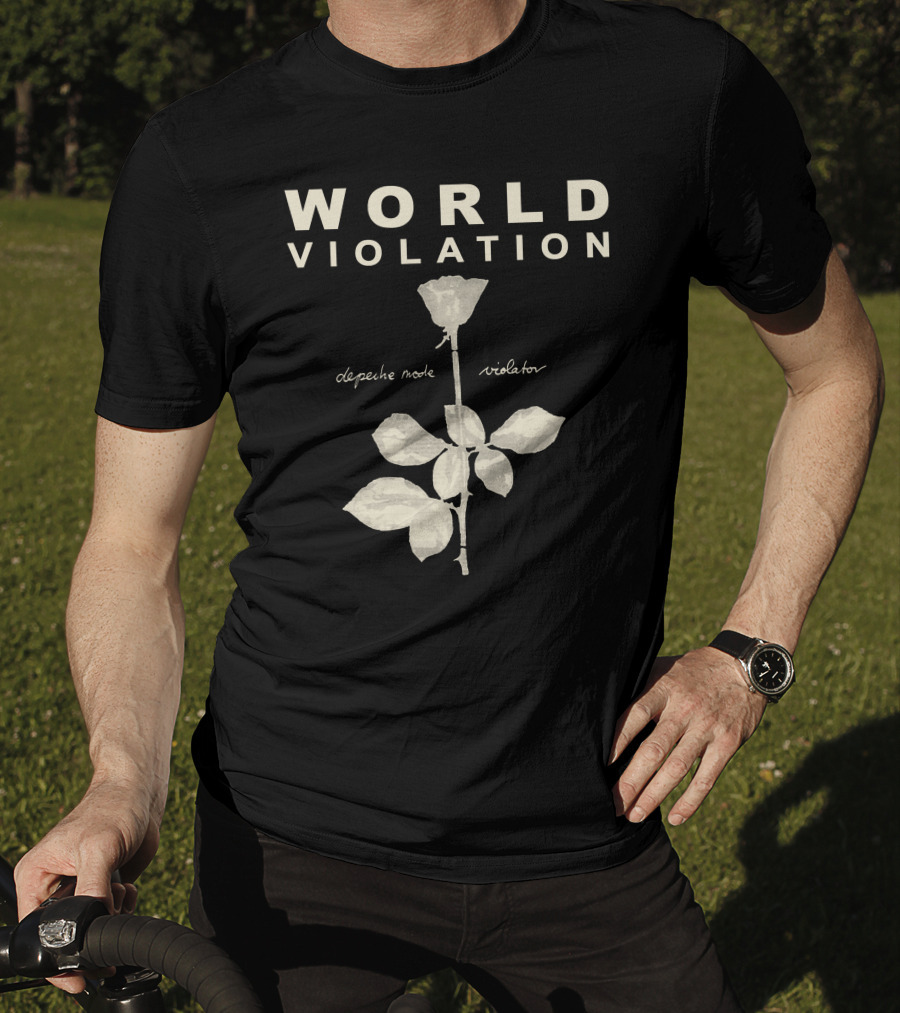 World Violation Depeche Mode Violator Rose T-Shirt