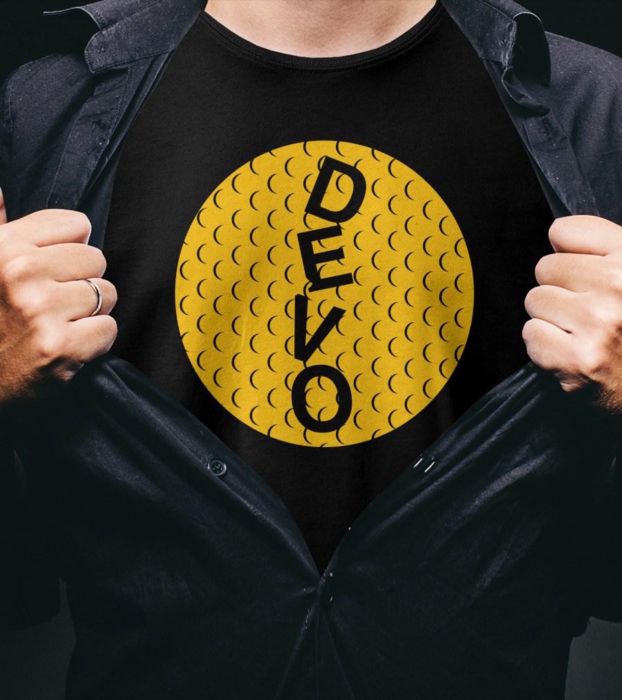 Devo Yellow Circle T-Shirt