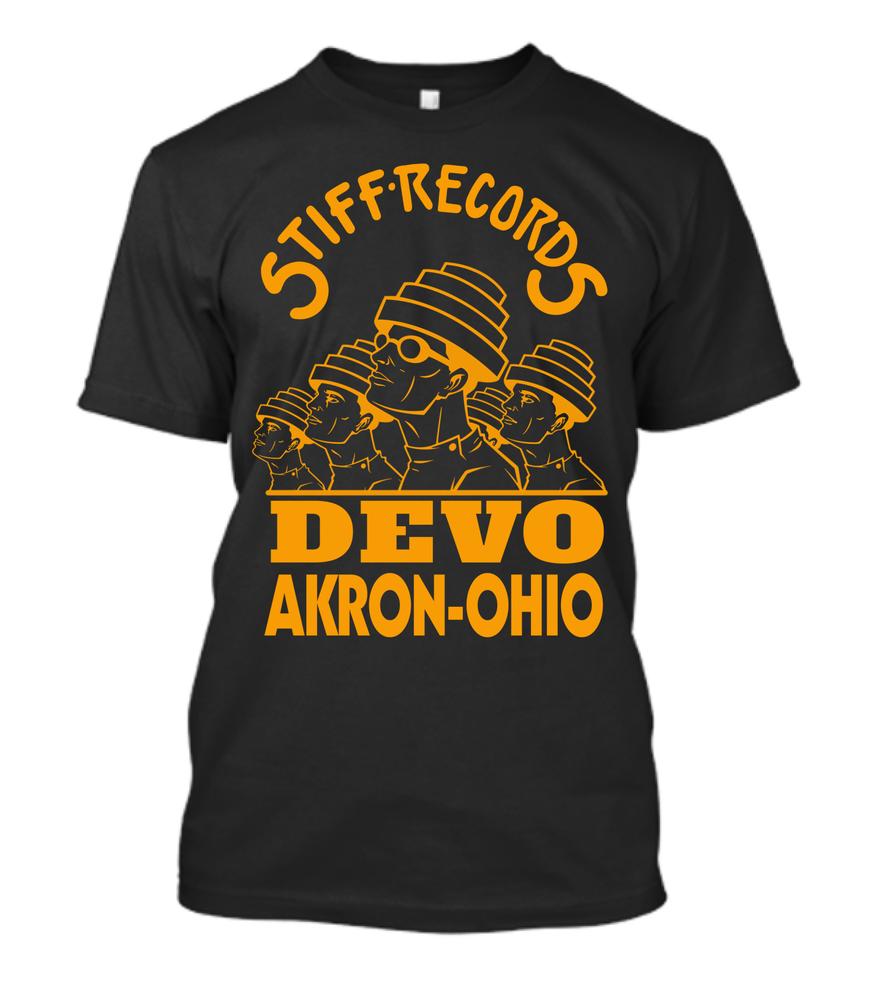 Stiff Records Devo Akron-Ohio T-Shirt