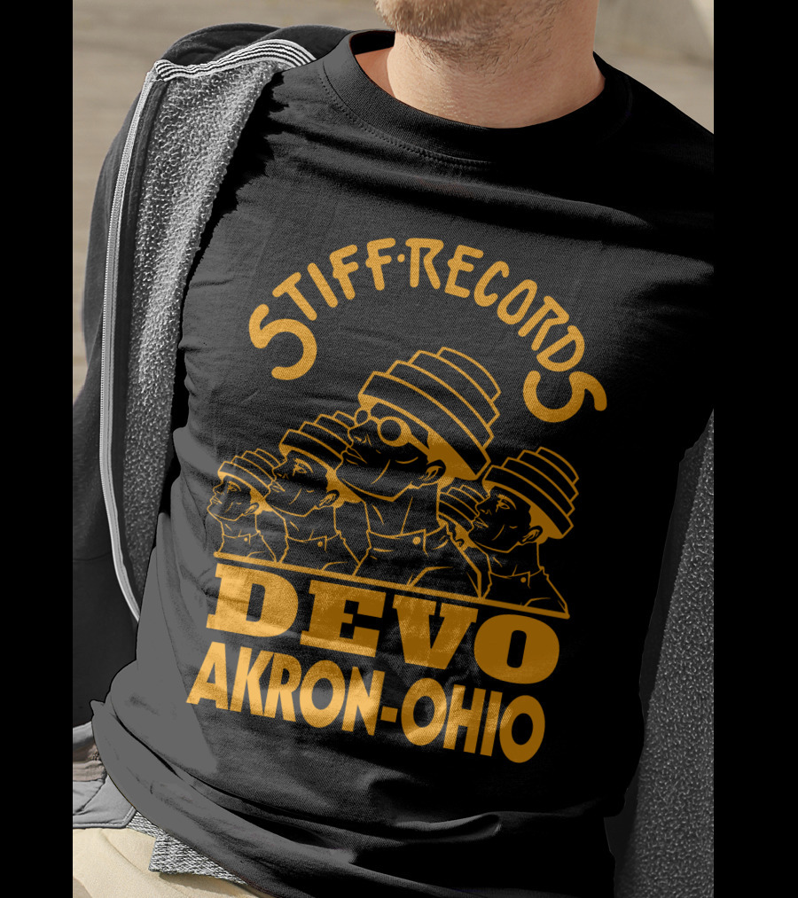 Stiff Records Devo Akron-Ohio T-Shirt