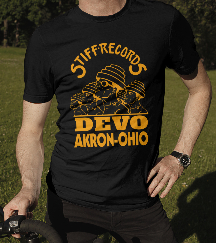 Stiff Records Devo Akron-Ohio T-Shirt