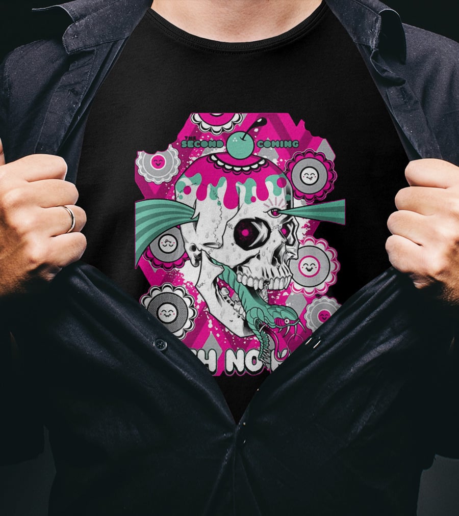 Faith No More Second Coming Skull And Snake T-Shirt
