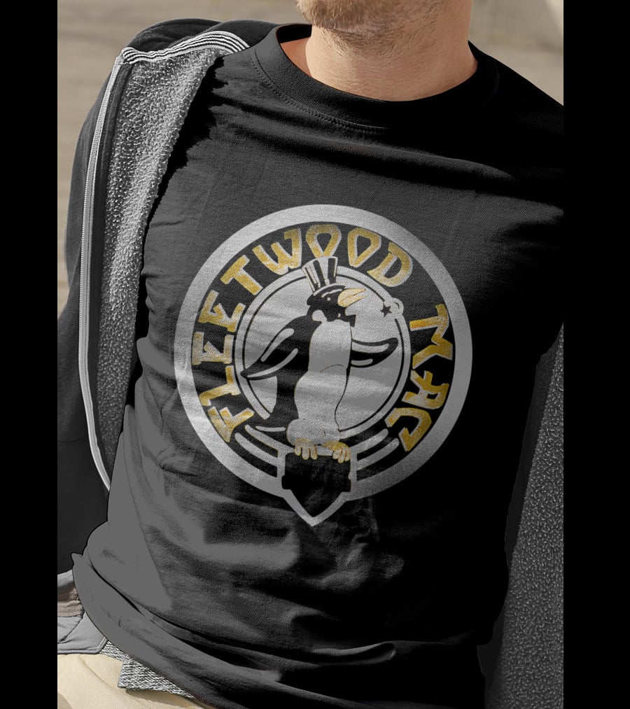 Fleetwood Mac Penguin Logo Vintage Style T-Shirt