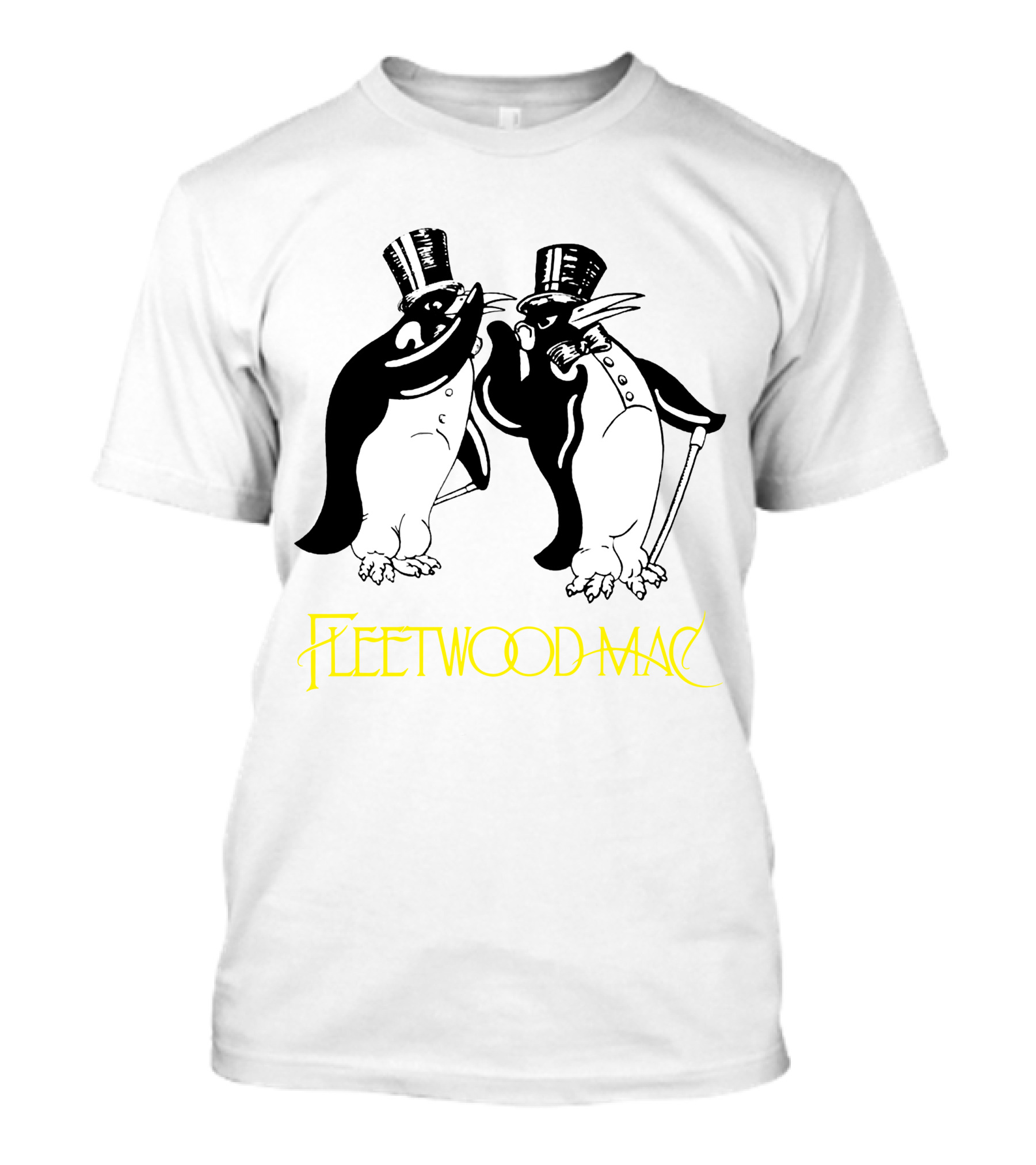 Fleetwood Mac Penguin Top Hat Duo T-Shirt