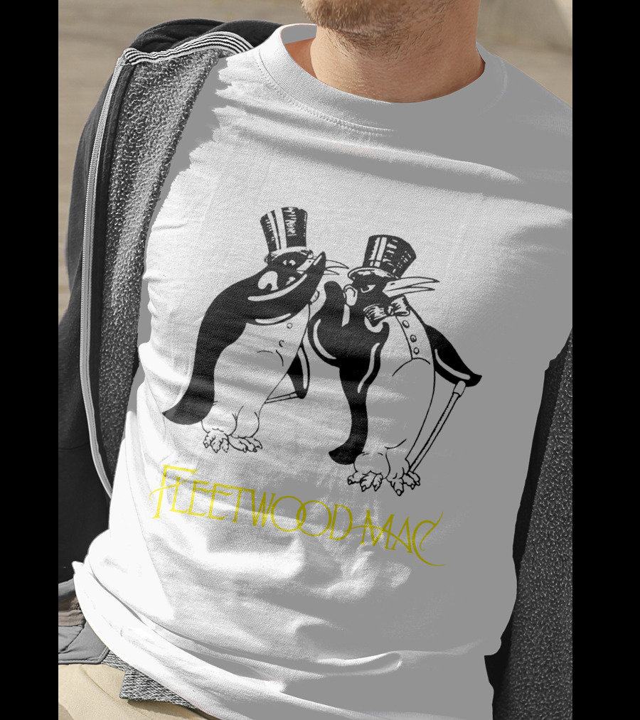 Fleetwood Mac Penguin Top Hat Duo T-Shirt