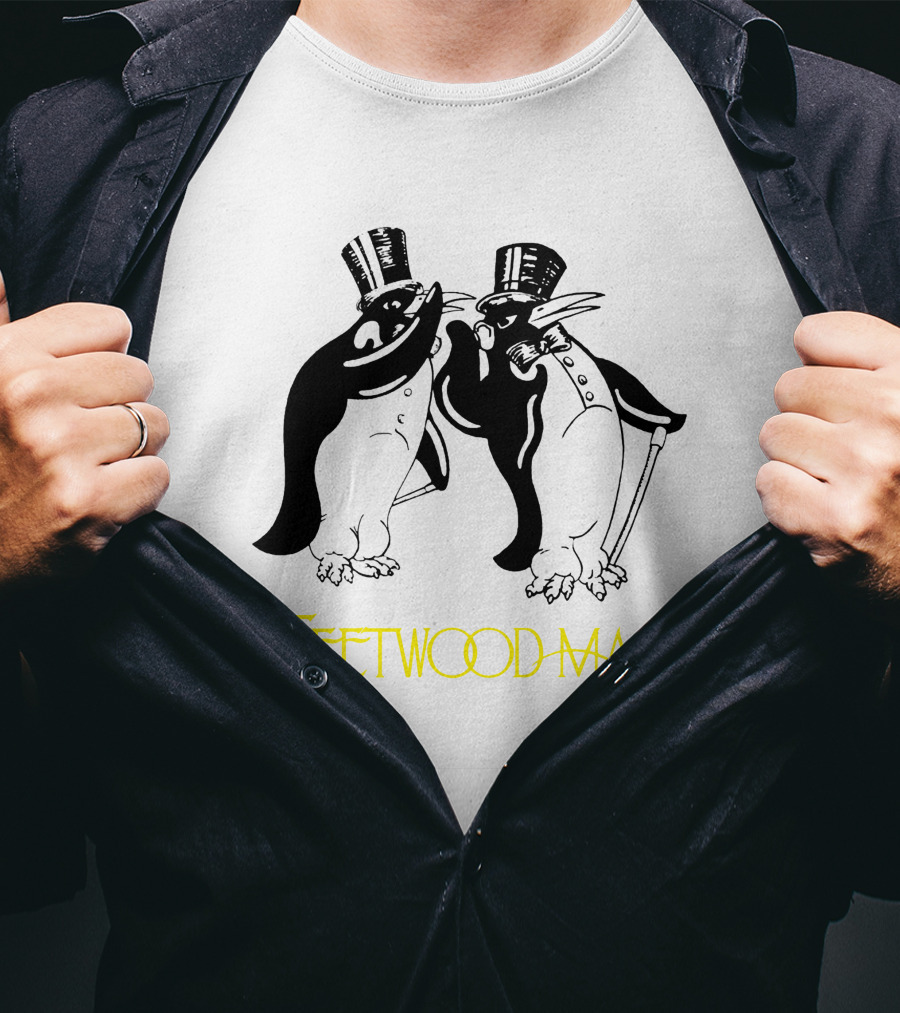 Fleetwood Mac Penguin Top Hat Duo T-Shirt