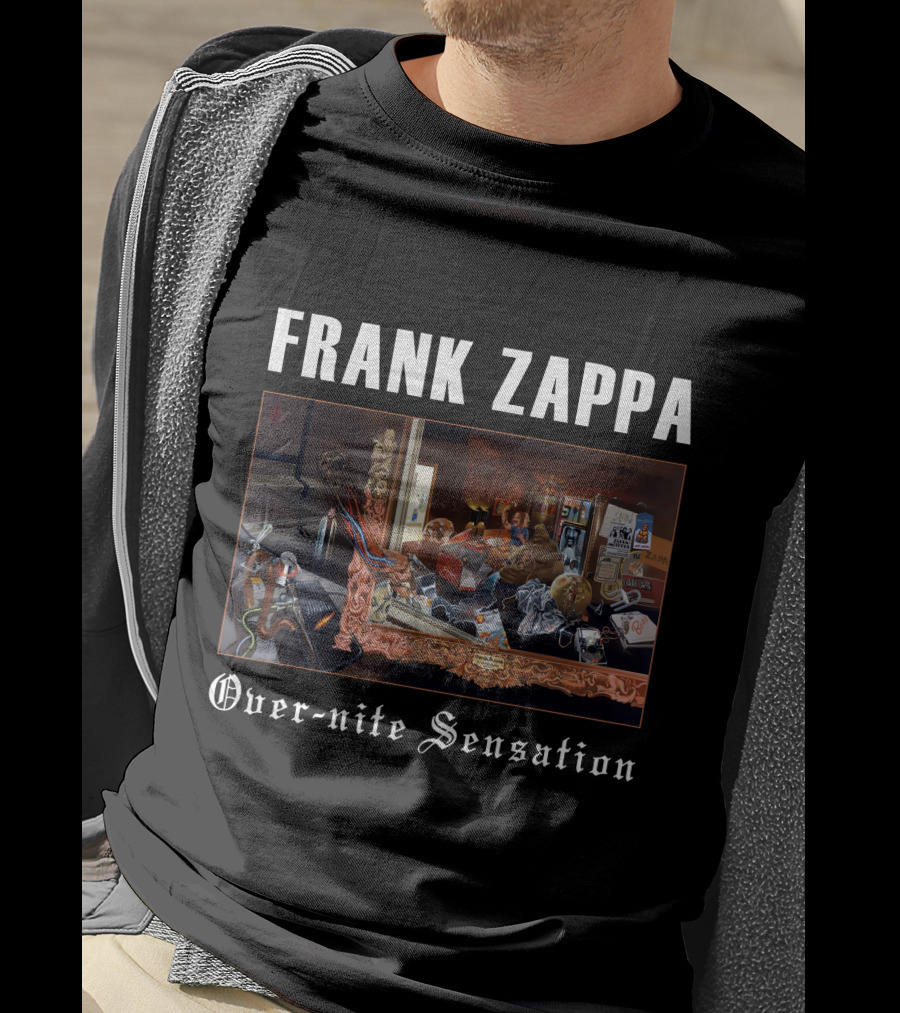 Frank Zappa Over-Nite Sensation Album Cover Artwork T-Shirt