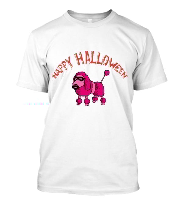 Happy Halloween Pink Poodle Fzp T-Shirt