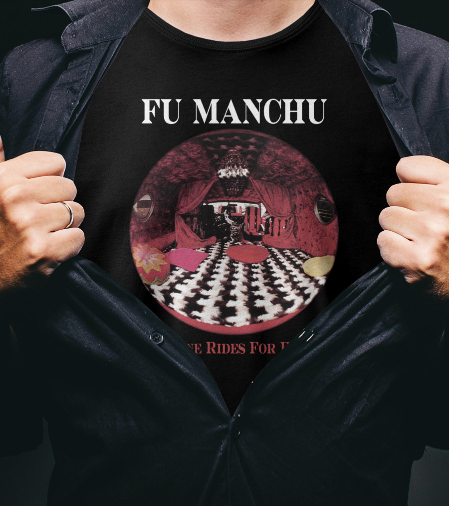 Fu Manchu No One Rides For Free T-Shirt