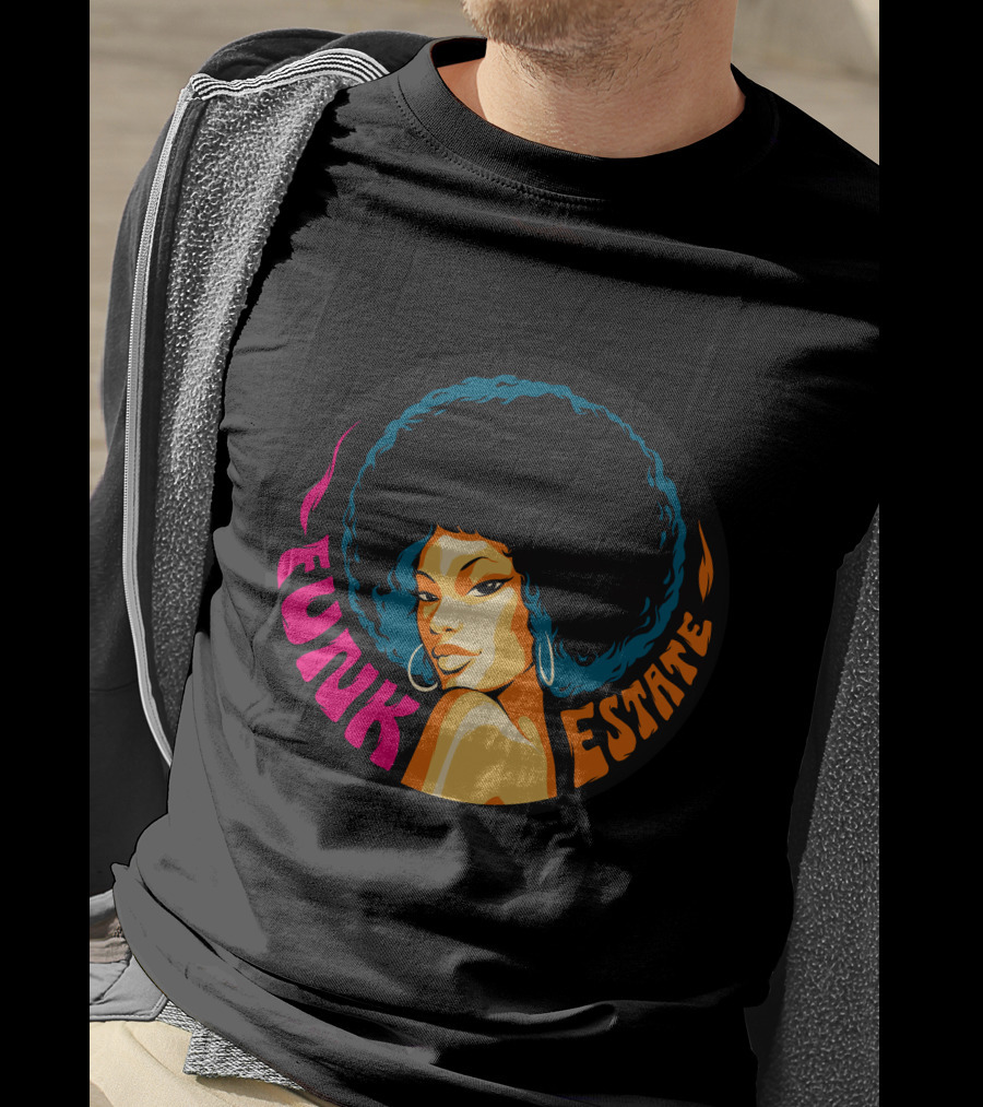 Funk Estate Afro Groove Vintage Style T-Shirt