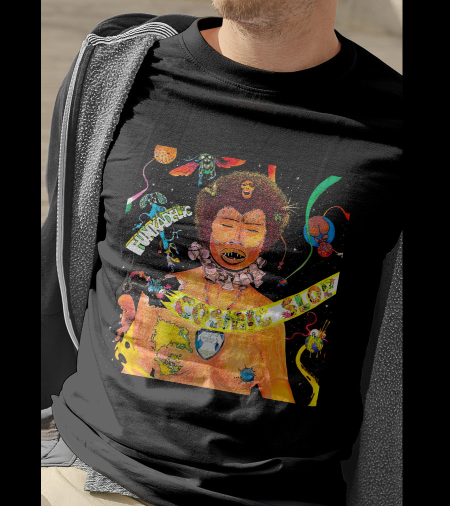 Funkadelic Cosmic Slop Album Cover Art T-Shirt