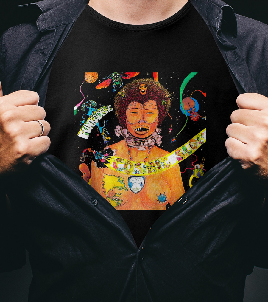 Funkadelic Cosmic Slop Album Cover Art T-Shirt