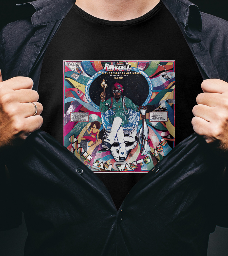 Funkadelic The Electric Spanking Of War Babies P-Funk George Clinton Album Art T-Shirt