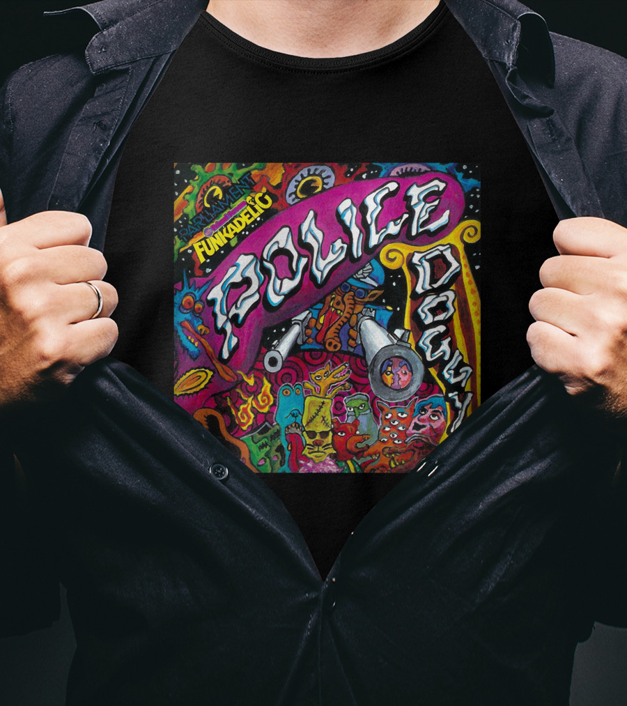Parliament Funkadelic Police Doggy T-Shirt