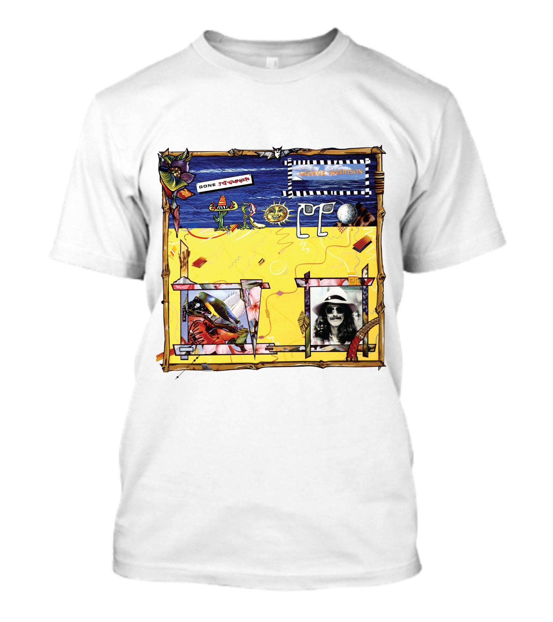 Gone Troppo George Harrison Vintage Album Cover Art T-Shirt