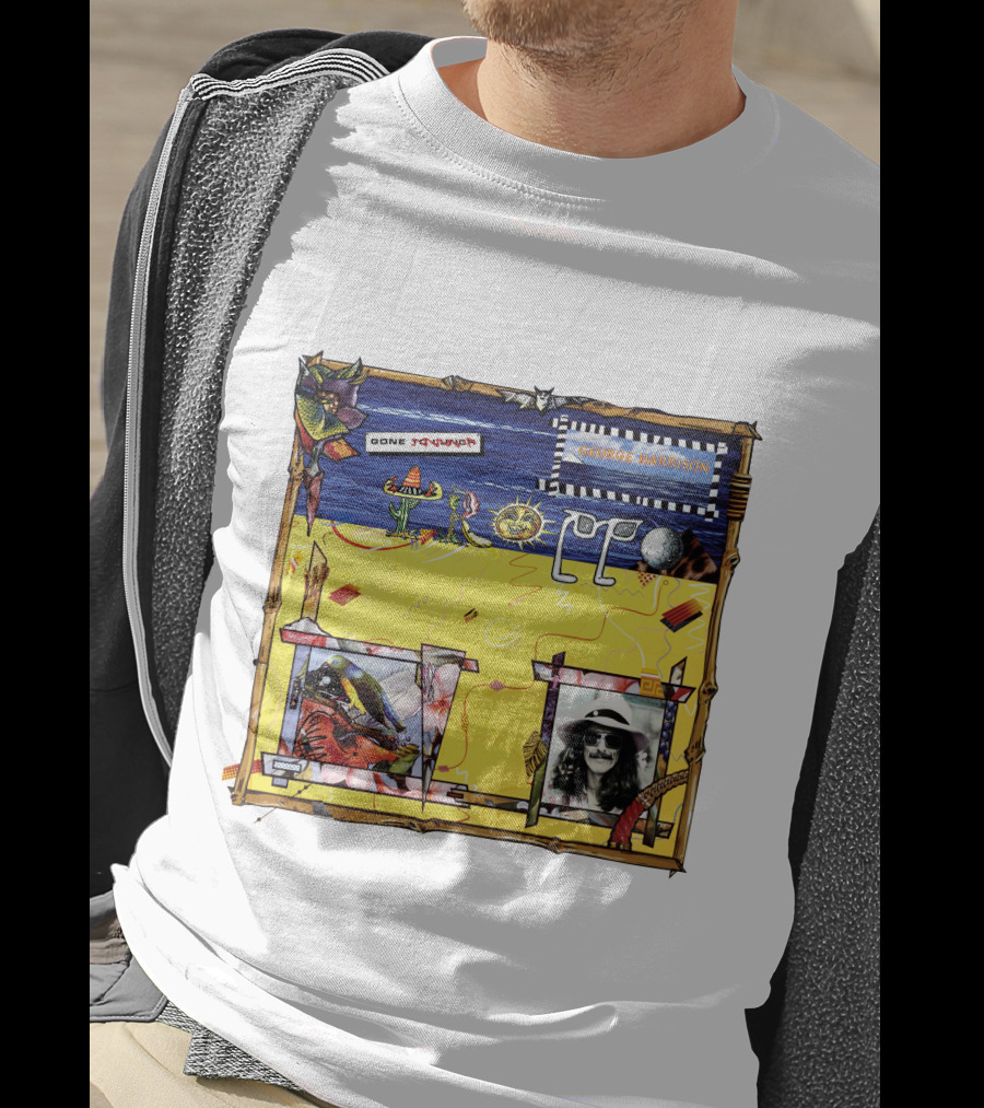 Gone Troppo George Harrison Vintage Album Cover Art T-Shirt