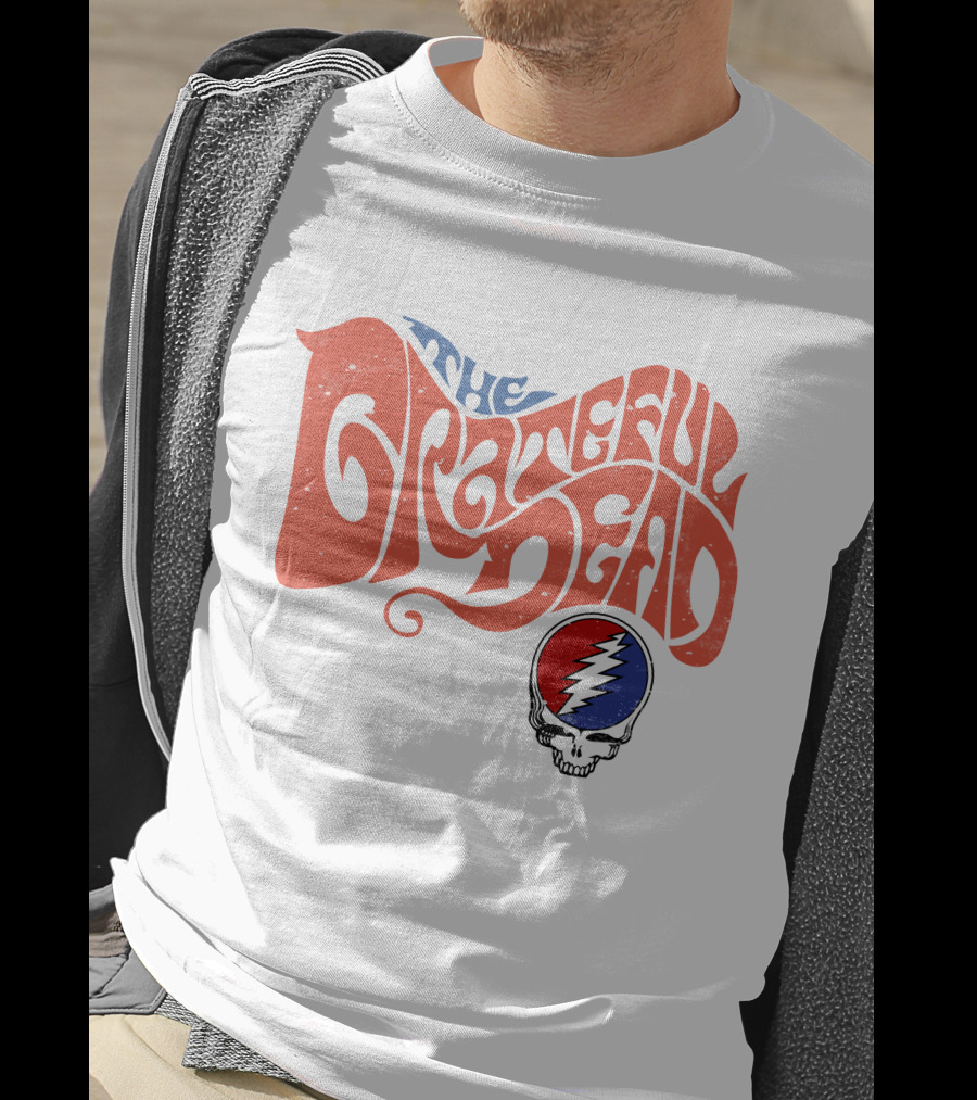 The Grateful Dead Skull Lightning Bolt T-Shirt