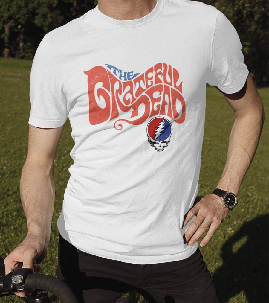 The Grateful Dead Skull Lightning Bolt T-Shirt