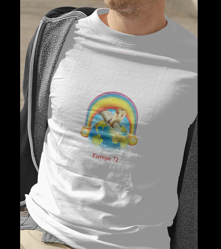 Grateful Dead Europe 72 Rainbow Tour Art T-Shirt