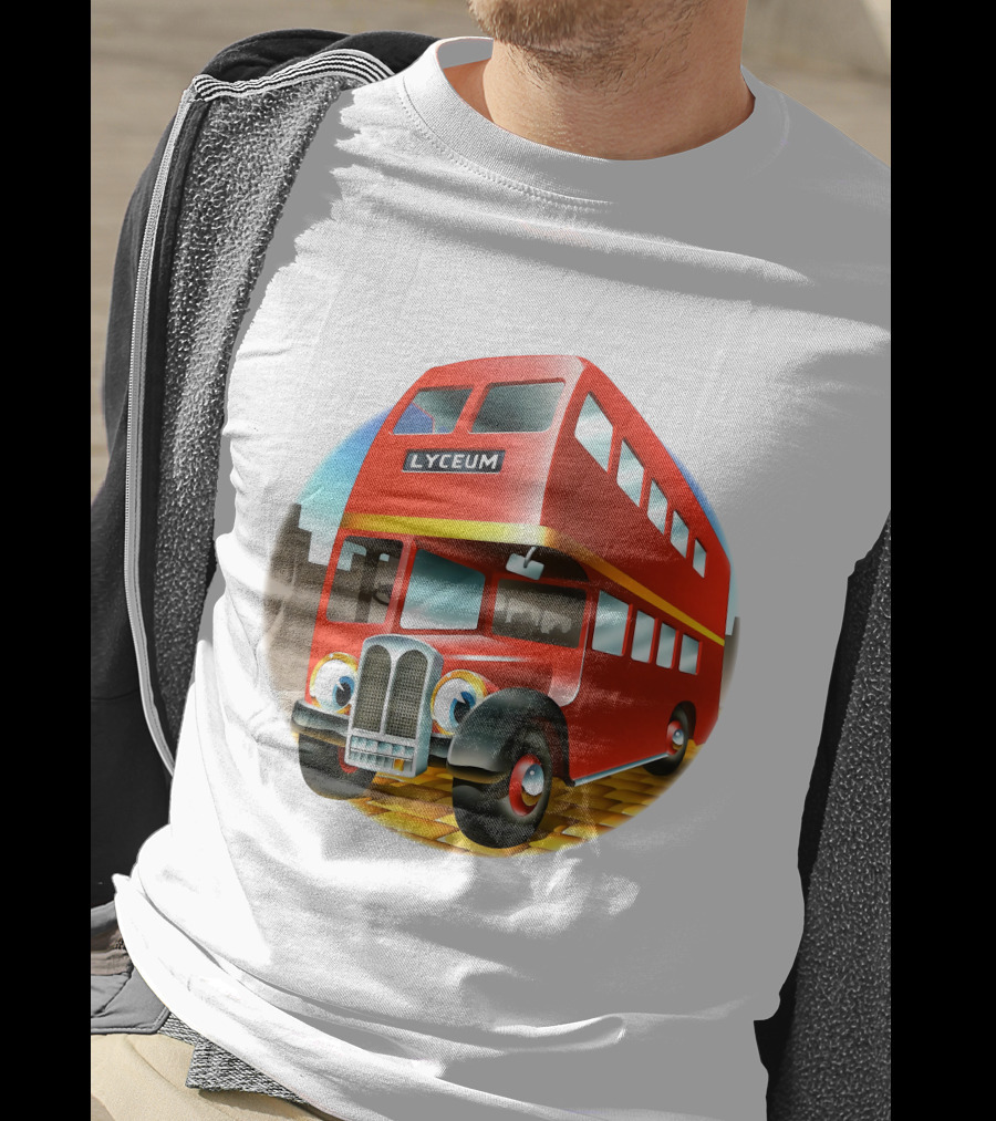 Europe '72 Series 5 - Strand Lyceum London England 5-23-1972 Double Decker Bus T-Shirt